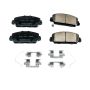 PowerStop 17-1625 PowerStop - Z17 Low-Dust Ceramic Brake Pads with Hardware