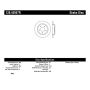 Stoptech 128.45067R 04-10 Mazda3 Drilled Right Rear Rotor