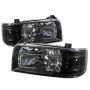 SPYDER 5012494 Crystal Headlights - Black