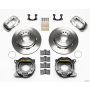Wilwood 140-9282-P Forged Dynalite P/S Park Brake Kit Polish Small Ford 2.50in Offset