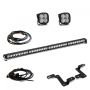 Baja Designs 447506 Squadron Sport/S8 40 Inch A-Pillar/Cowl Mount Light Kit