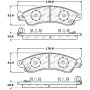 Stoptech 309.04120 Performance Brake Pads