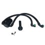J&L 15-18 Ford Mustang EcoBoost Driver Side Oil Separator 3.0 - Black Anodized
