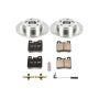 PowerStop KOE6334 OE Stock Replacement Low-Dust Ceramic Brake Pad and Rotor Kit
