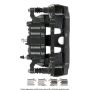 CARDONE Reman 18-B5402A Remanufactured Unloaded Caliper w/Bracket
