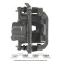 CARDONE Reman 19-B2872 Remanufactured Unloaded Caliper w/Bracket