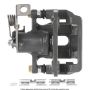 CARDONE Reman 19-B6454 Remanufactured Unloaded Caliper w/Bracket