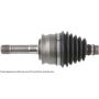 CARDONE Reman 60-2148 Remanufactured CV Axle Assembly