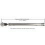 CARDONE Reman 65-1001A Remanufactured Driveshaft / Prop Shaft