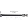 CARDONE Reman 65-1029 Remanufactured Driveshaft / Prop Shaft