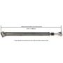 CARDONE Reman 65-2002A Remanufactured Driveshaft / Prop Shaft