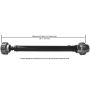 CARDONE Reman 65-2034 Remanufactured Driveshaft / Prop Shaft