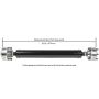 CARDONE Reman 65-3003 Remanufactured Driveshaft / Prop Shaft