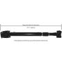 CARDONE Reman 65-3040 Remanufactured Driveshaft / Prop Shaft