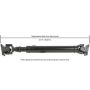 CARDONE Reman 65-7041 Remanufactured Driveshaft / Prop Shaft