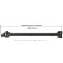 CARDONE Reman 65-7049 Remanufactured Driveshaft / Prop Shaft