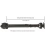 CARDONE Reman 65-9150 Remanufactured Driveshaft / Prop Shaft