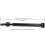 CARDONE Reman 65-9198 Remanufactured Driveshaft / Prop Shaft