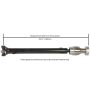 CARDONE Reman 65-9359 Remanufactured Driveshaft / Prop Shaft