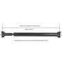 CARDONE Reman 65-9443 Remanufactured Driveshaft / Prop Shaft