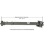 CARDONE Reman 65-9484 Remanufactured Driveshaft / Prop Shaft