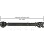 CARDONE Reman 65-9514 Remanufactured Driveshaft / Prop Shaft