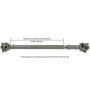 CARDONE Reman 65-9545 Remanufactured Driveshaft / Prop Shaft