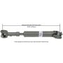 CARDONE Reman 65-9641 Remanufactured Driveshaft / Prop Shaft
