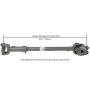CARDONE Reman 65-9668 Remanufactured Driveshaft / Prop Shaft