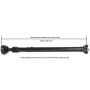 CARDONE Reman 65-9767 Remanufactured Driveshaft / Prop Shaft
