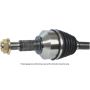CARDONE New 66-1572 New CV Axle Assembly