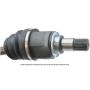 CARDONE New 66-3575 New CV Axle Assembly