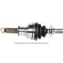 CARDONE New 66-9211 New CV Axle Assembly