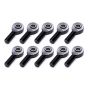 Ti22 PERFORMANCE TIP8251-10 Rod End Alum LH Male Blk 1/2ID x 5/8 Thread 10pk