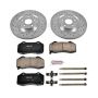 PowerStop K5532 Z23 Daily Driver Carbon-Fiber Ceramic Brake Pad and Drilled & Slotted Rotor Kit