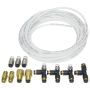 ALLSTAR PERFORMANCE ALL48019 Nylon Brake Line Kit for use w/ Gauges