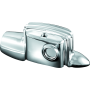 Kuryakyn 8653 Rear Master Cylinder Cover 08-Up Touring Models Chrome