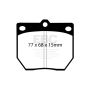 EBC Brakes DP4273R Yellowstuff Street And Track Brake Pads