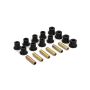 Daystar KJ02002BK 1976-1981 Jeep CJ5 4WD - Front Spring and Shackle Bushings