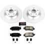 PowerStop CRK6964 Genuine Geomet Coated Rotor and Low-Dust Ceramic Brake Pad Kit