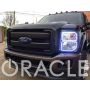 Oracle Lighting 8158-001 LED Pre-Assembled Headlights, Chrome Bezel, White