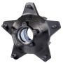 Wilwood 270-6513UBD Hub-Starlite 55 Rear - Standard Offset 5/8 C Studs-Drilled-Black-Less Races