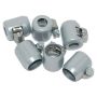NAMZ NHC-S206 Hose Clamps 3/8in. ID Silver (6 Pack)