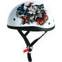 Skid Lid 649528 s White Rose Original Helmet - XL
