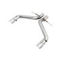 AWE Tuning 3020-32049 16-19 Chevrolet Camaro SS Axle-back Exhaust - Track Edition (Chrome Silver Tips)