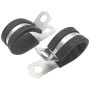 ALLSTAR PERFORMANCE ALL18304 Aluminum Line Clamps 5/8in 10pk