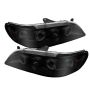 SPYDER 5010728 Projector Headlights - LED Halo - Amber Reflector - Black