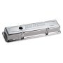Moroso 68392 Chevrolet Small Block Valve Cover - w/Baffle - Stock Height - Stamped Steel Chrome Plated