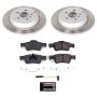 PowerStop SC6712 Semi-Coated Rotor and Low-Dust Ceramic Brake Pad Kit