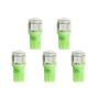 AutoMeter 3285-K LED BULB, REPLACEMENT, T3 WEDGE, GREEN, 5 PACK
